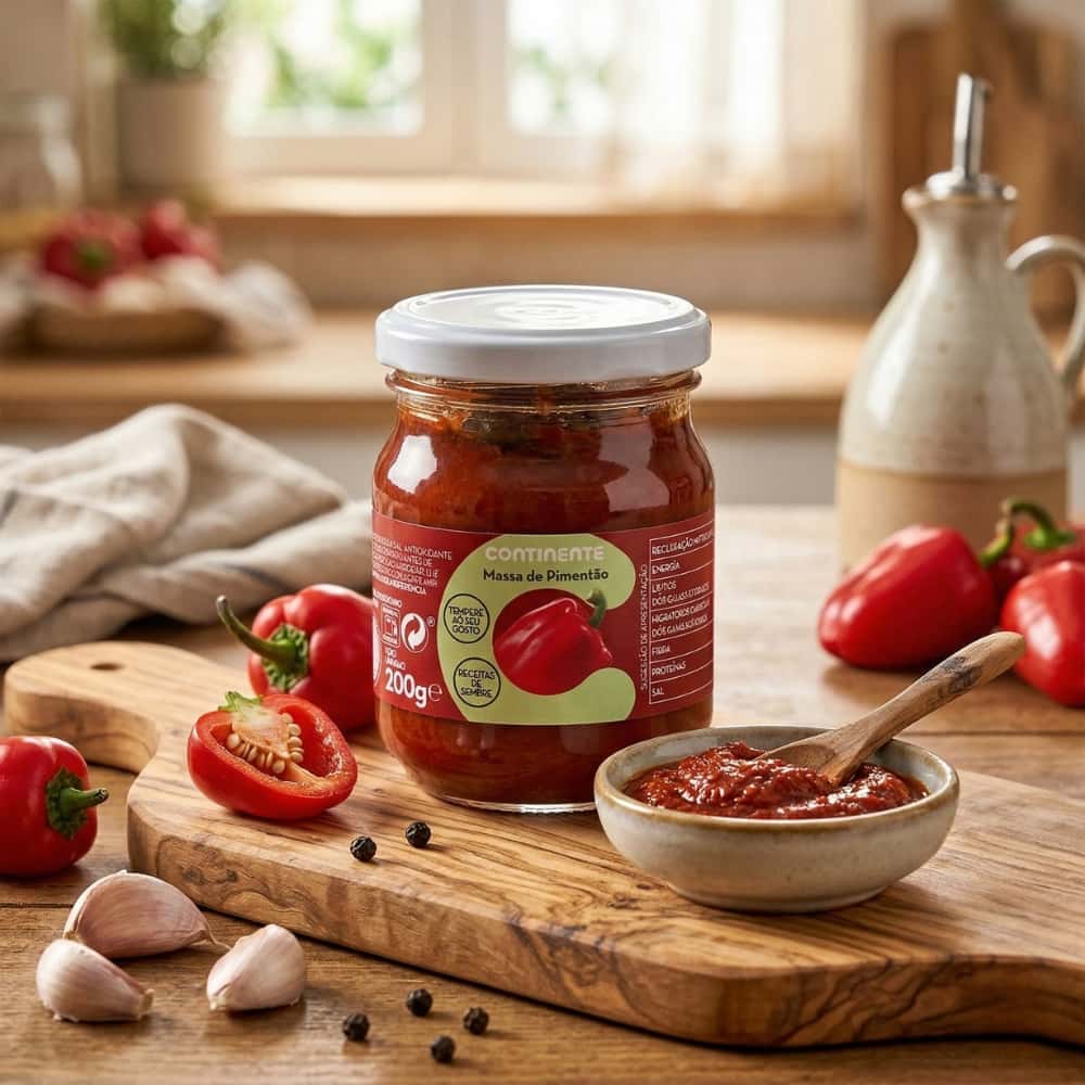 Pasta de pimiento morrón sin gluten Continente (200 g / 7.05 oz) - Miniatura 5