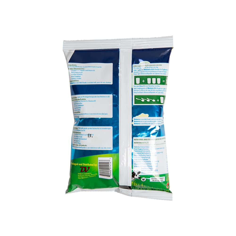 Leche entera en polvo instantánea enriquecida con vitaminas Natura (2 x 200 g / 7 oz) - Miniatura 3