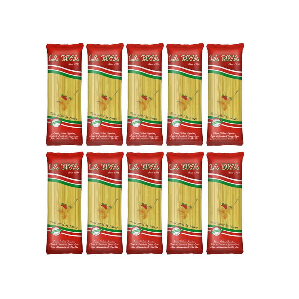 Espaguetis La Diva (10 x 500 g / 1.1 lb) - Miniatura 1