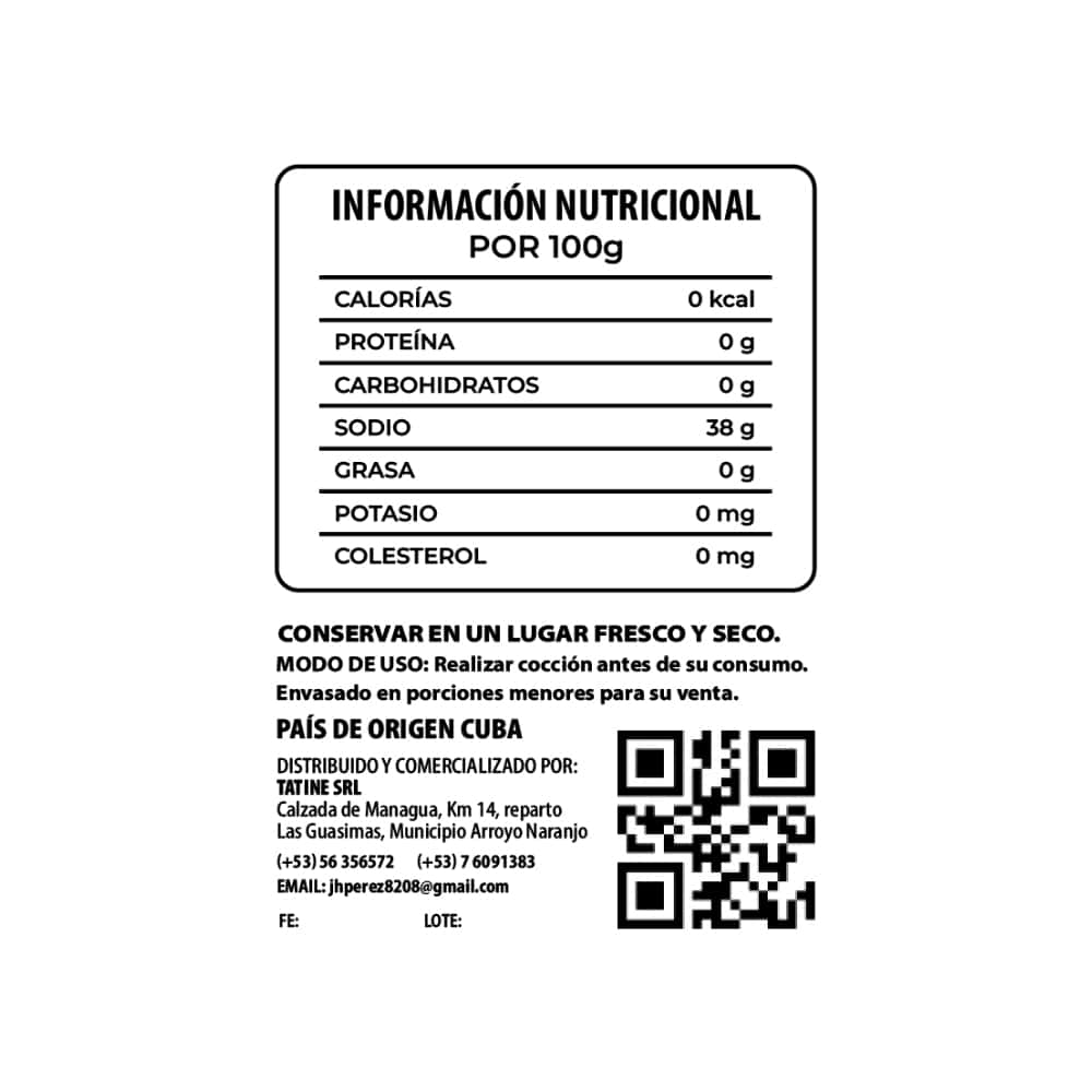Sal común LJD (4 x 1 kg / 2.2 lb) - Miniatura 3