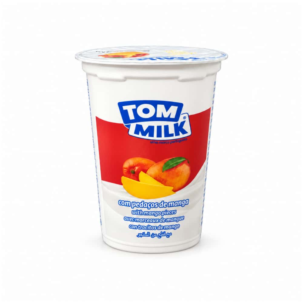 Yogurt pasteurizado sabor mango con trocitos de frutas Tom Milk (3 x 500 g / 1.10 lb) - Miniatura 2