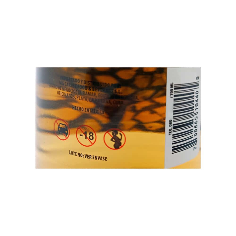 Tequila Oro 38 % vol Buen Amigo (700 ml) - Miniatura 3