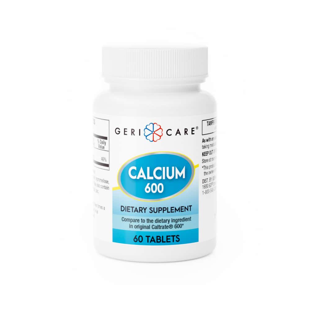 Calcio 600 mg Gericare (60 tabletas) - Miniatura 1