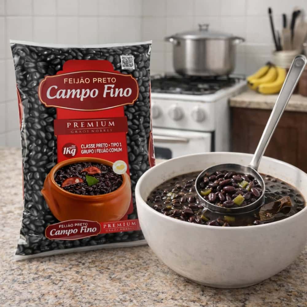 Frijoles negros Campo Fino (1 kg / 2.2 lb) - Miniatura 4