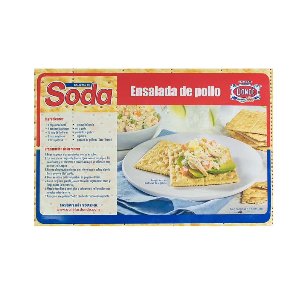 Galletas de soda Dondé (3 X 800 g / 1.76 lb) - Miniatura 3