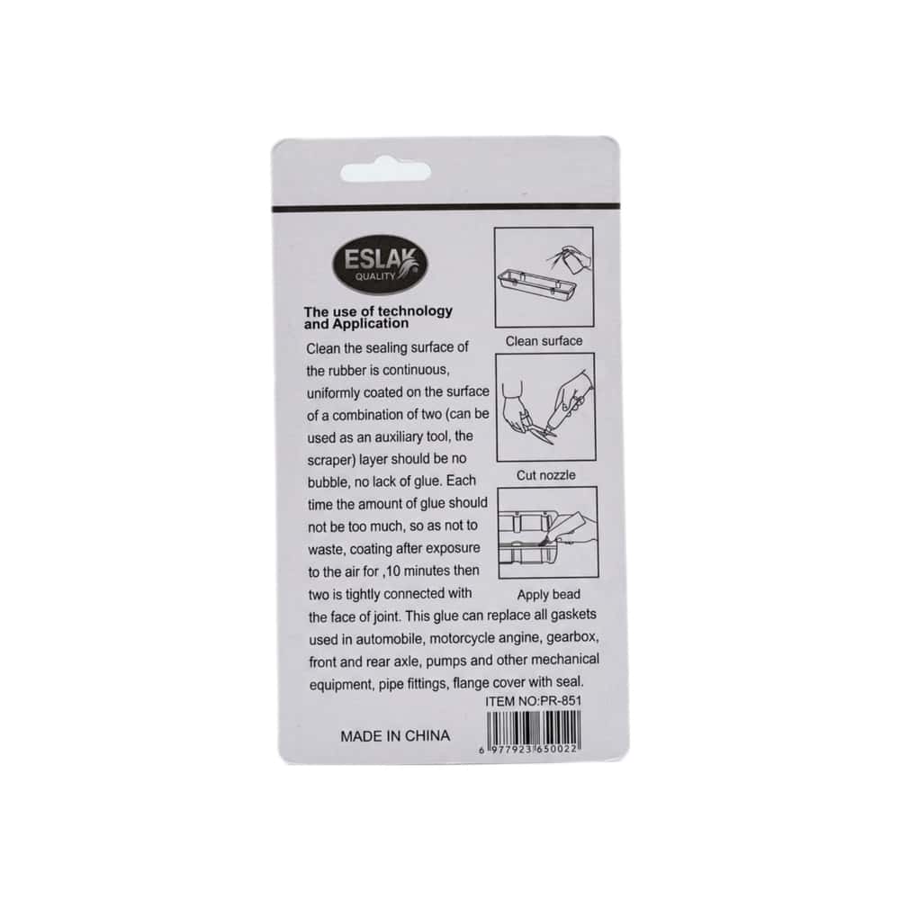 Silicona RTV negra para empaquetaduras ESLAK (85 g / 3 oz) - Miniatura 2