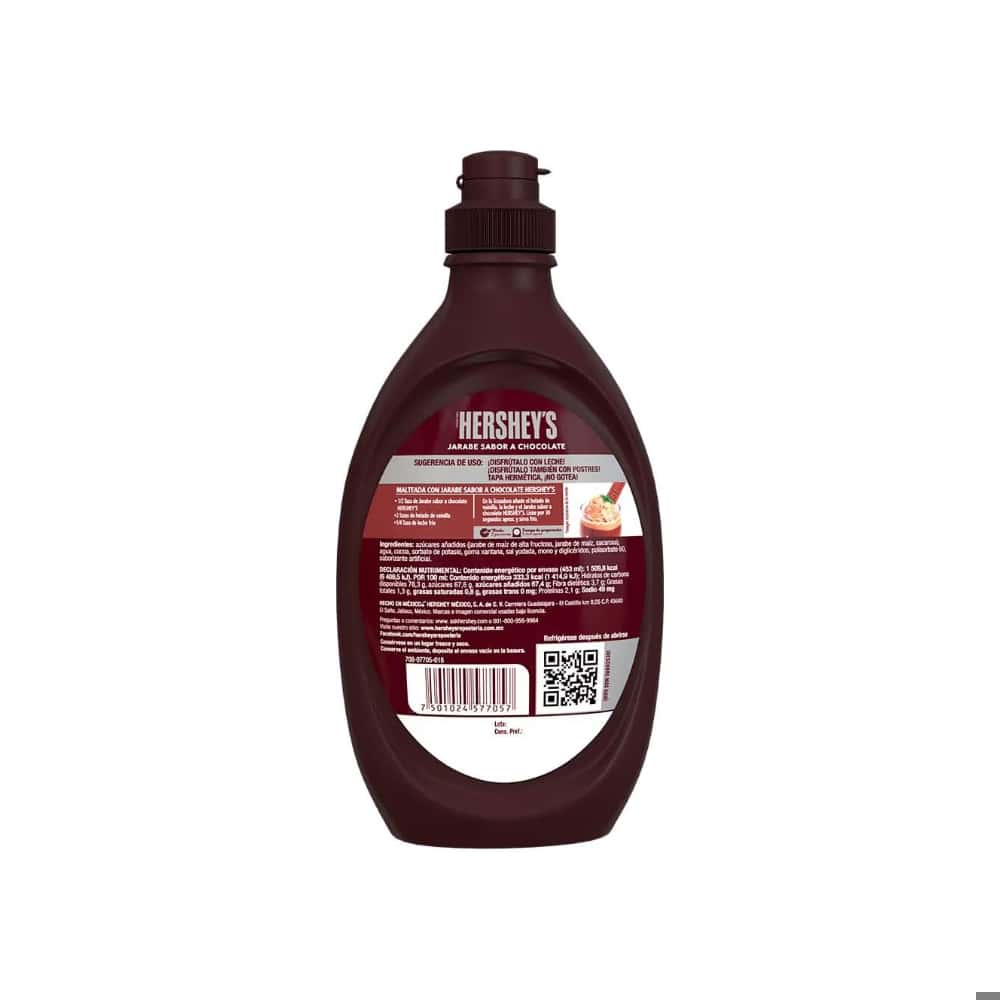 Jarabe sabor a chocolate Hershey's (453 ml) - Miniatura 3