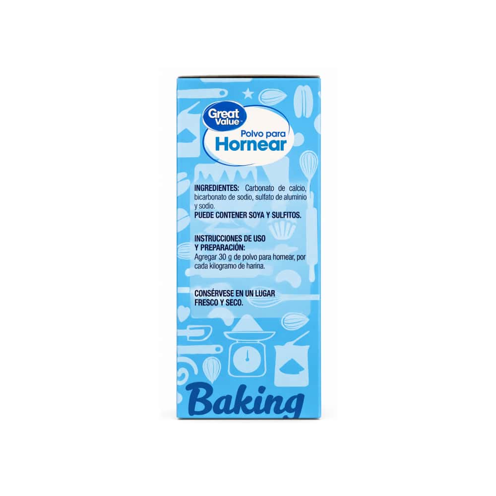Polvo para hornear Great Value (100 g / 3.5 oz) - Miniatura 3