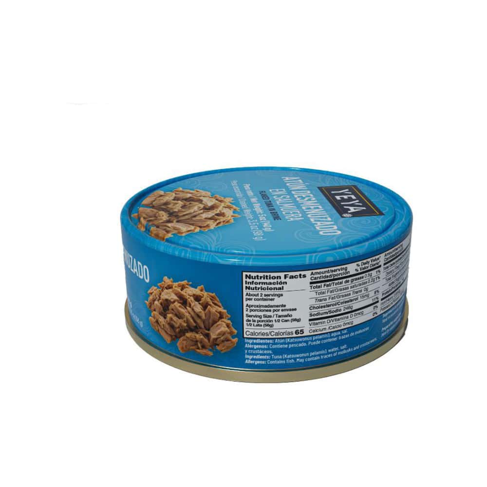 Atún desmenuzado en salmuera YEYA (9 x 140 g / 5 oz) - Miniatura 3