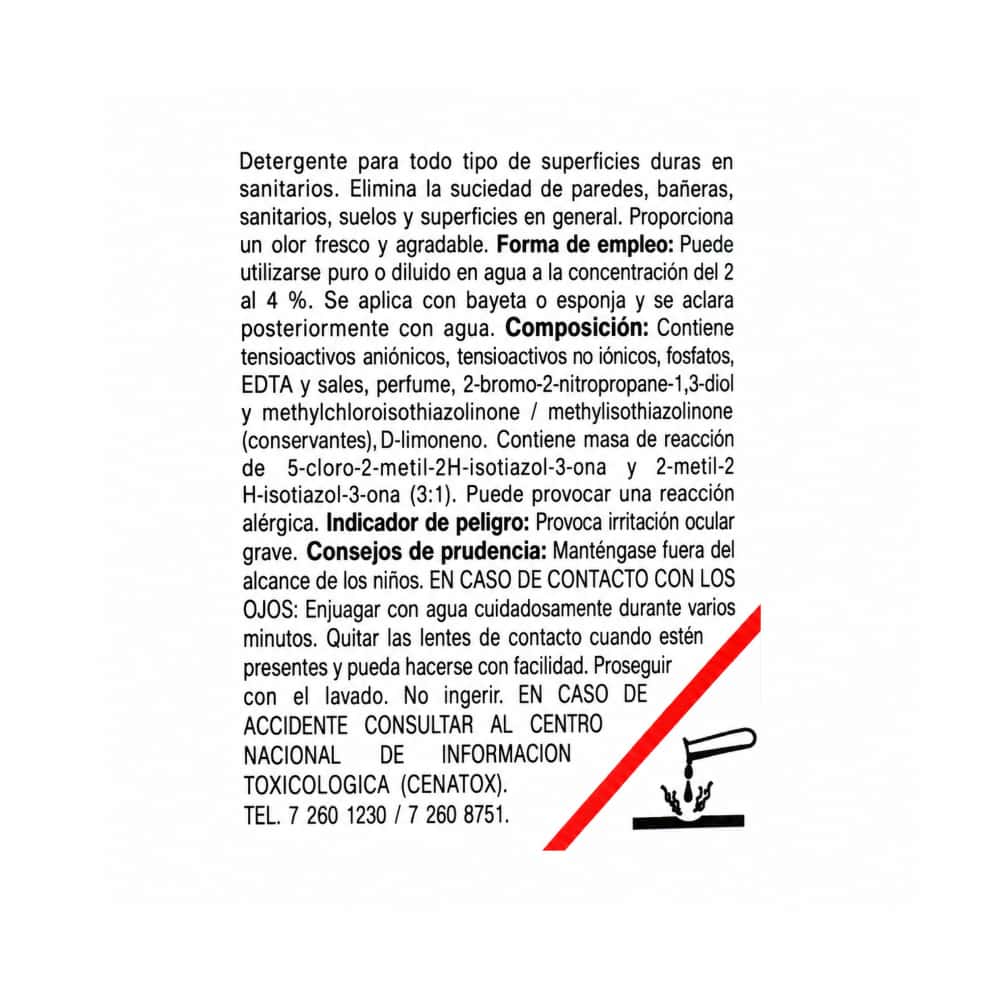 Detergente para baños con triple acción Netcal Suchel Proquimia (2 kg / 4.40 lb) - Miniatura 3