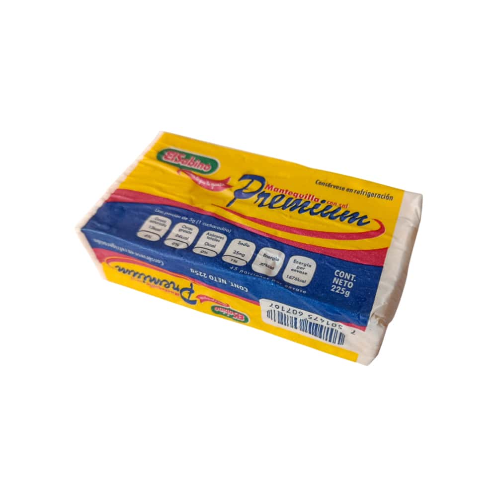 Mantequilla con sal Premium El Sabino (225 g / 7.9 oz) - Miniatura 1