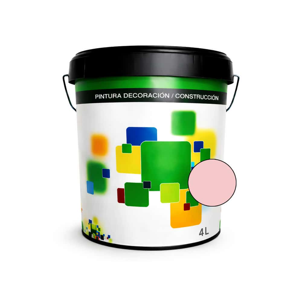 Pintura acrílica interior y exterior de color salmón claro pastel Euro Campi (4 L) - Miniatura 1