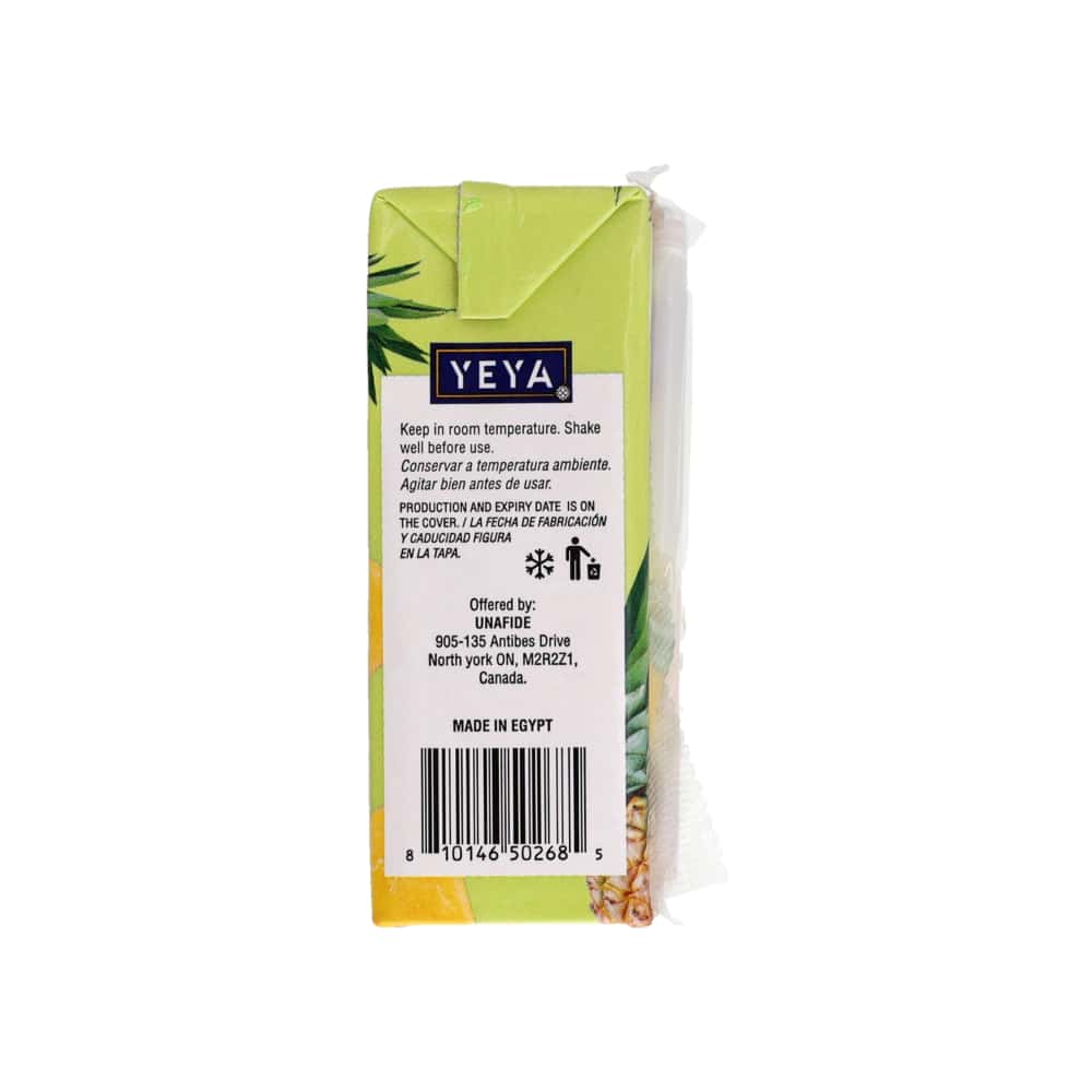 Jugo de frutas sabor piña YEYA (11 x 125 ml / 4.2 oz) - Miniatura 3