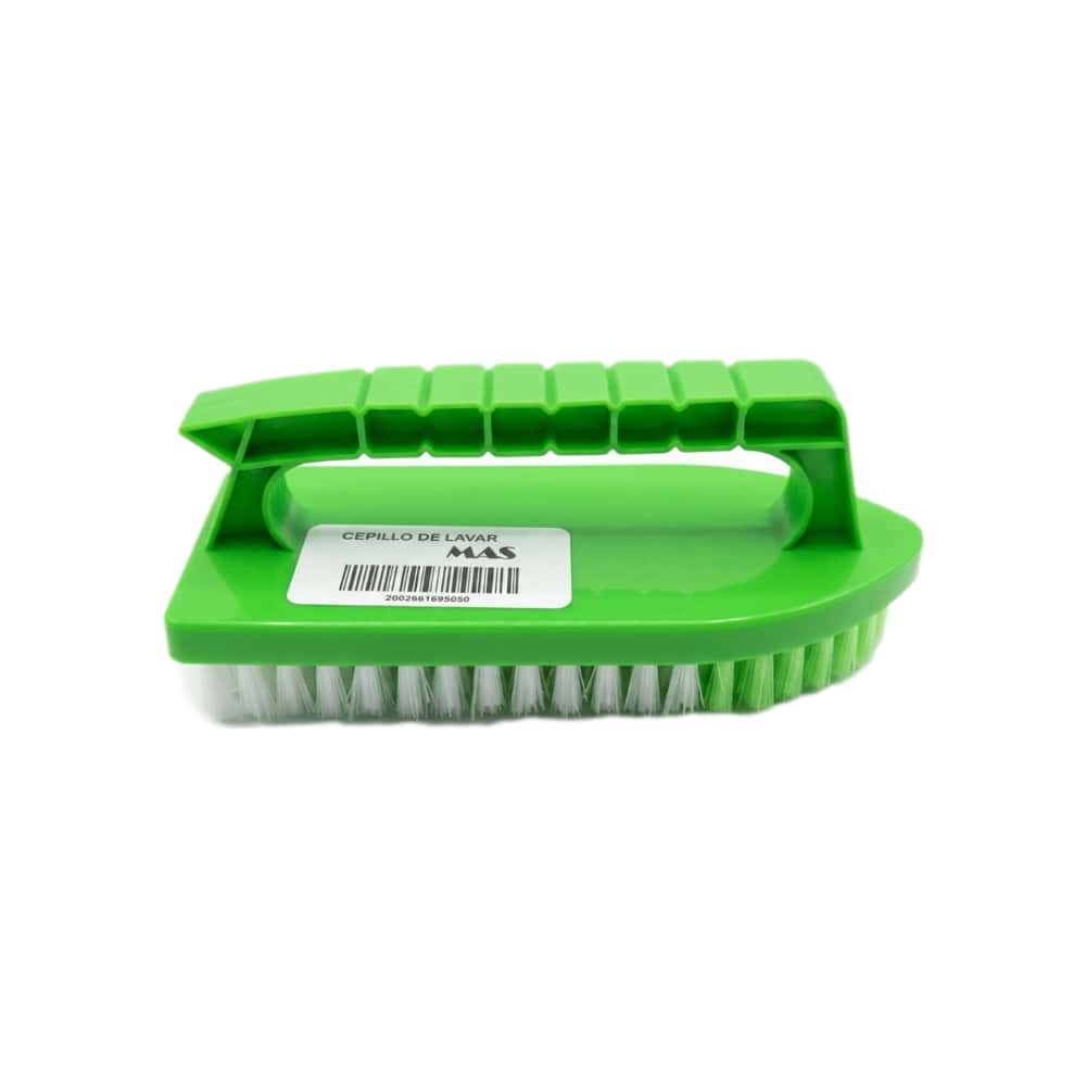Cepillo de lavar con mango ergonómico verde MAS - Miniatura 1