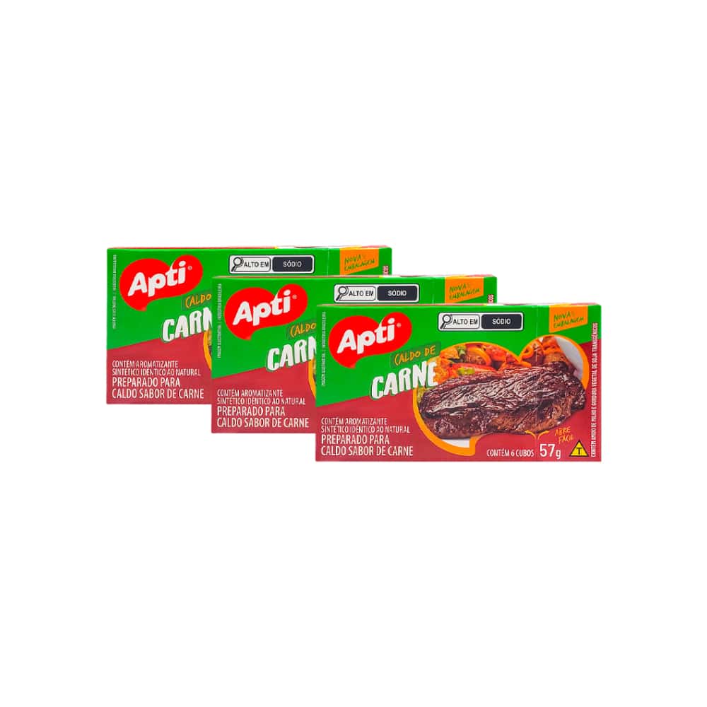 Caldo sabor carne (3 x 57 g / 2.01 oz) - Miniatura 1