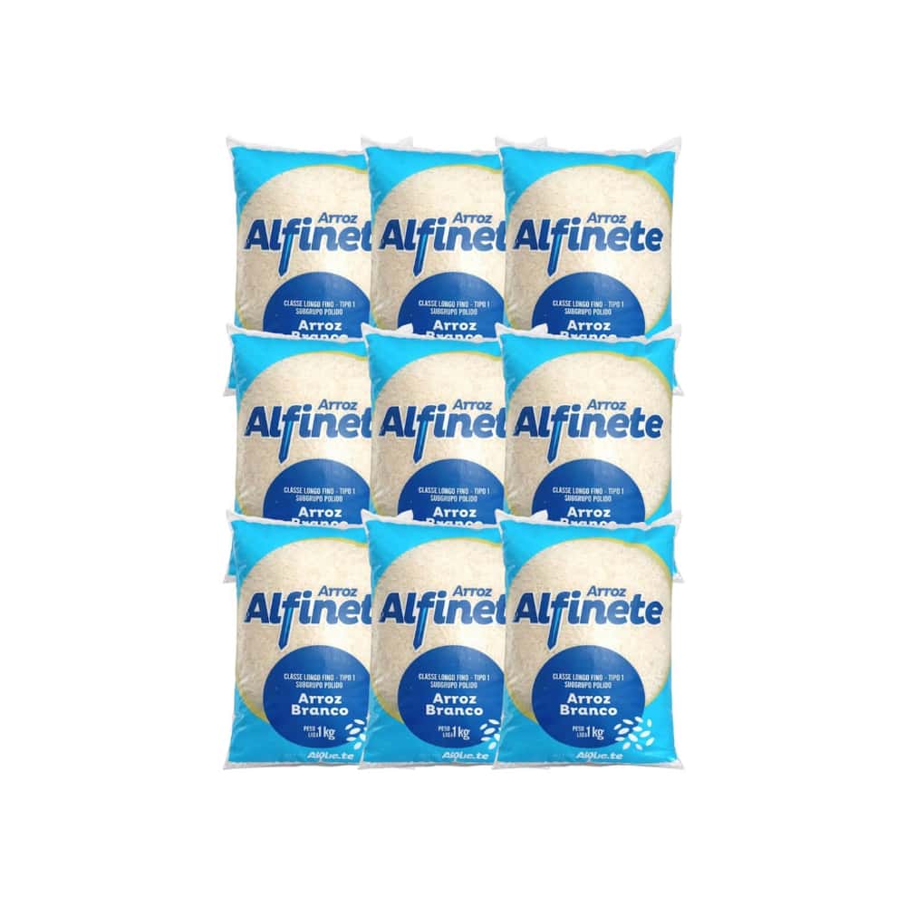 Arroz blanco Alfinete (9 x 1 kg / 2.2 lb) - Miniatura 1