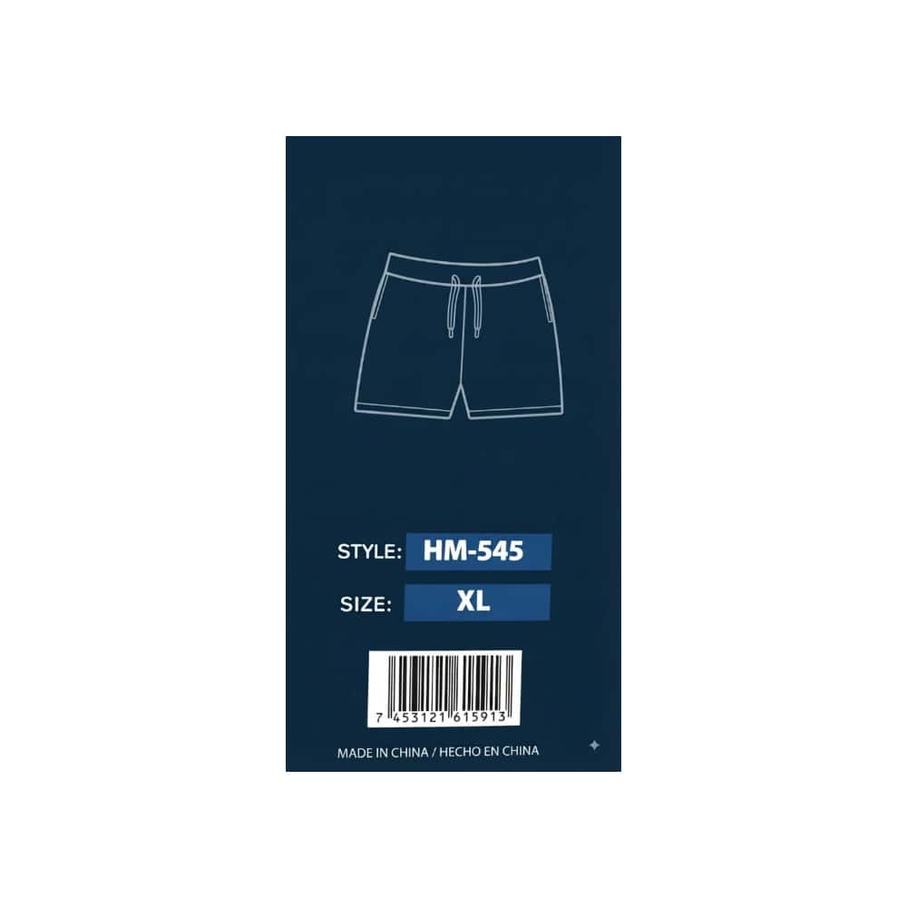 Short deportivo para hombre color gris claro con franjas laterales negras Expedition (Talla XL) - Miniatura 4