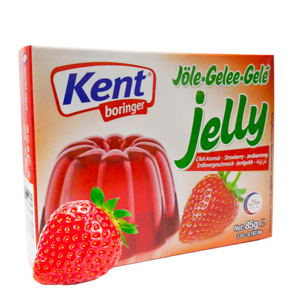 Gelatina sabor a fresa Kent boringer (85 g / 3 oz) - Miniatura 1