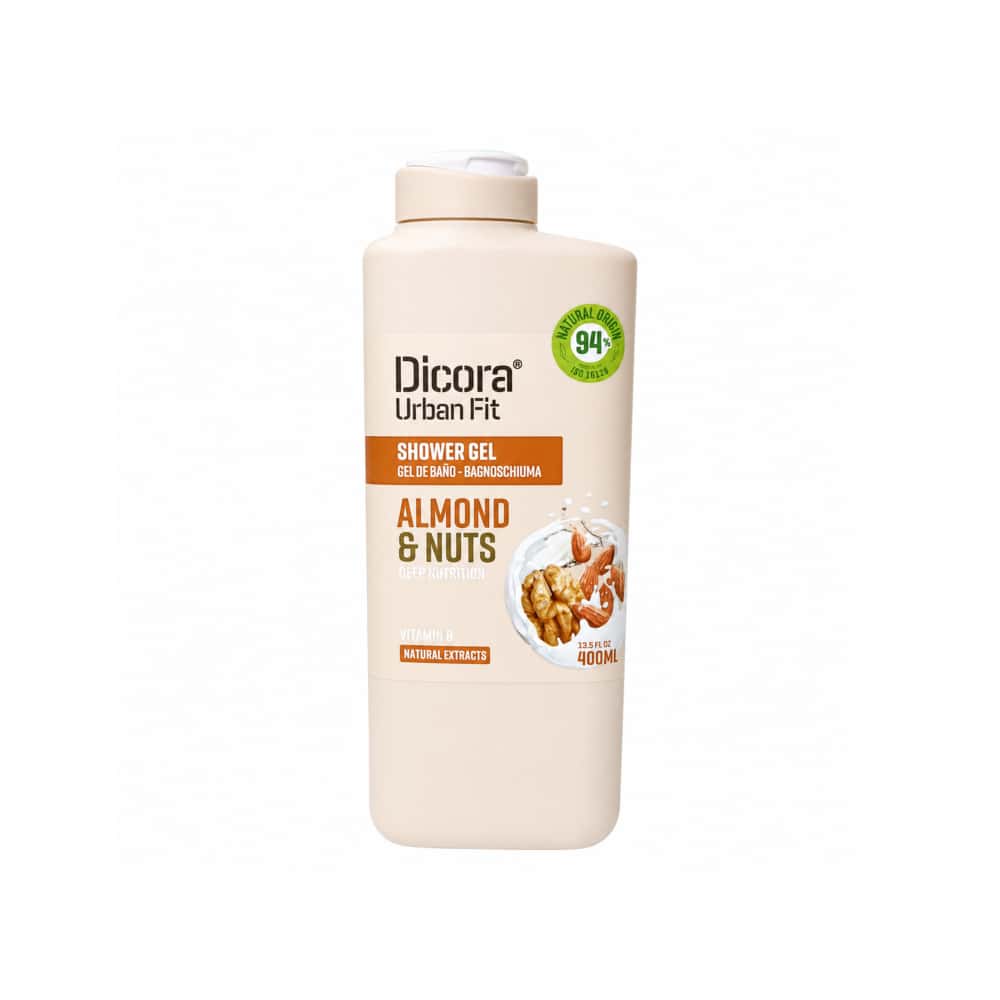 Gel de baño nutritivo de almendra y nueces Dicora Urban Fit (400 ml) - Miniatura 1