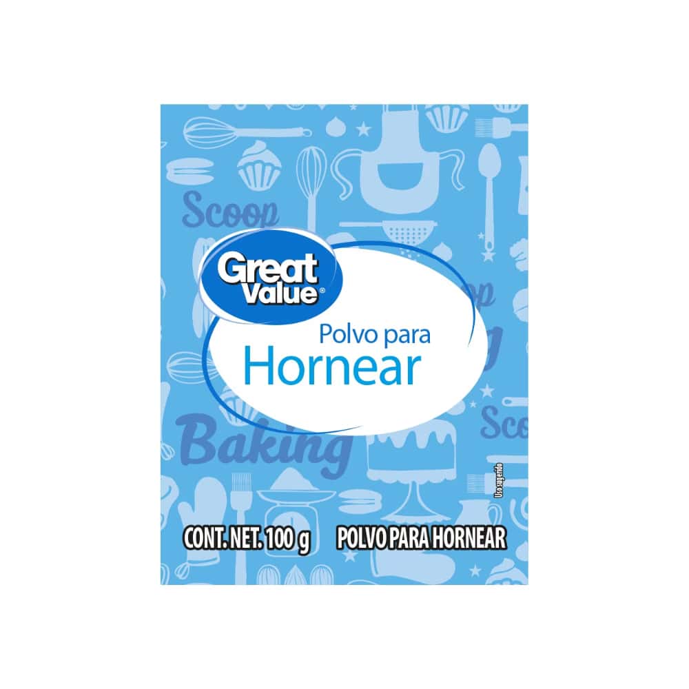 Polvo para hornear Great Value (100 g / 3.5 oz) - Miniatura 1