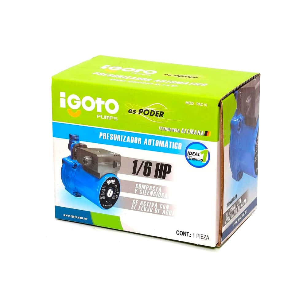 Presurizador automático de agua Igoto PAC16 - Miniatura 3