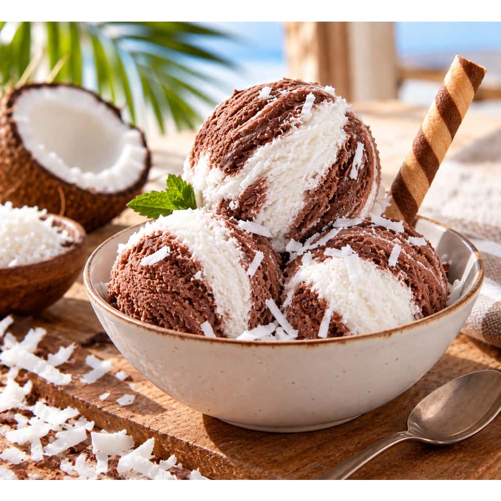 Helado doble crema sabor chocolate y coco Alask (4 L) - Miniatura 4