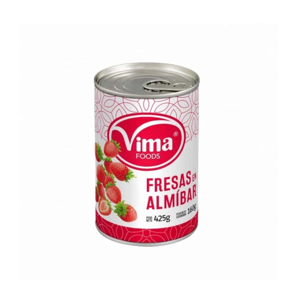 Fresas en almíbar Vima Foods (425 g / 14.99 oz) - Miniatura 1