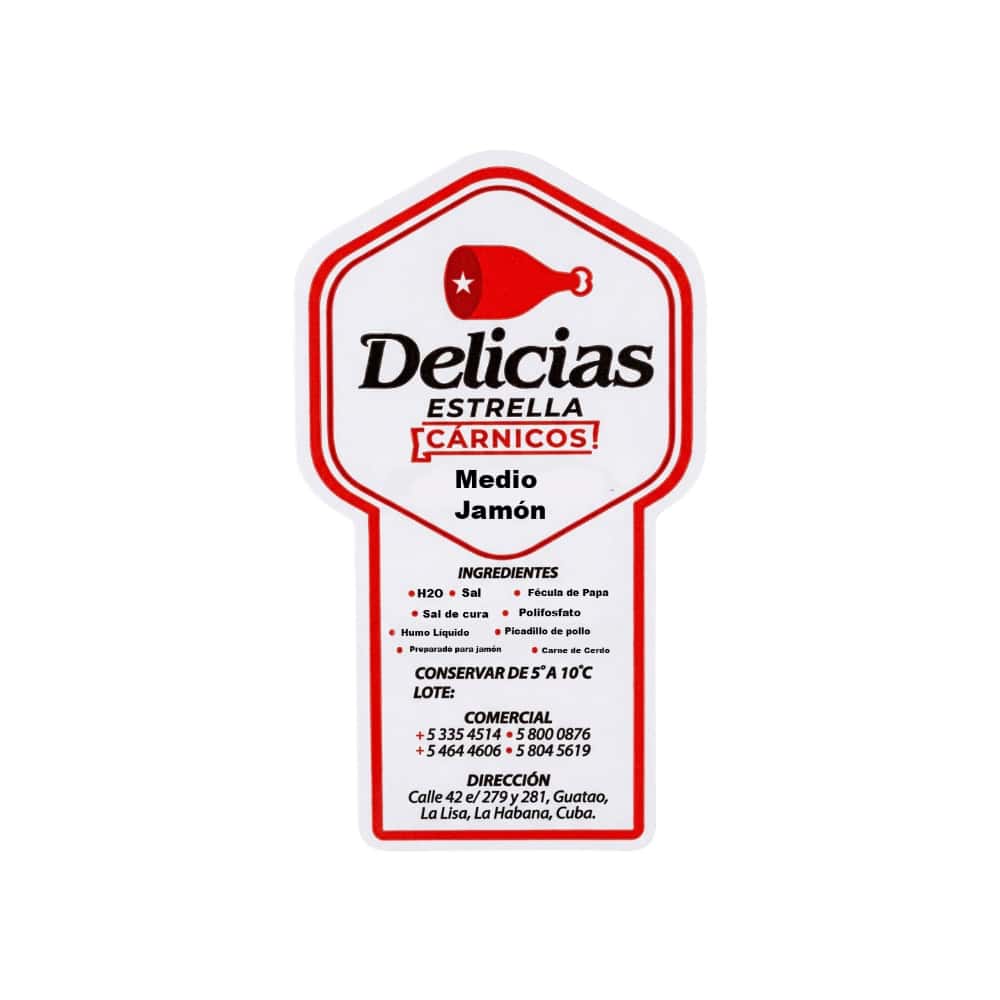 Medio jamón Delicias Estrella (620 g / 1.36 lb) - Miniatura 3