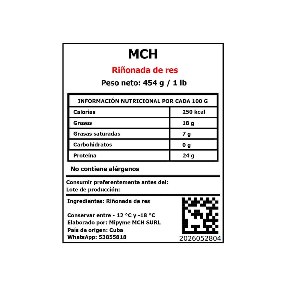 Riñonada de res MCH (454 g / 1 lb) - Miniatura 3