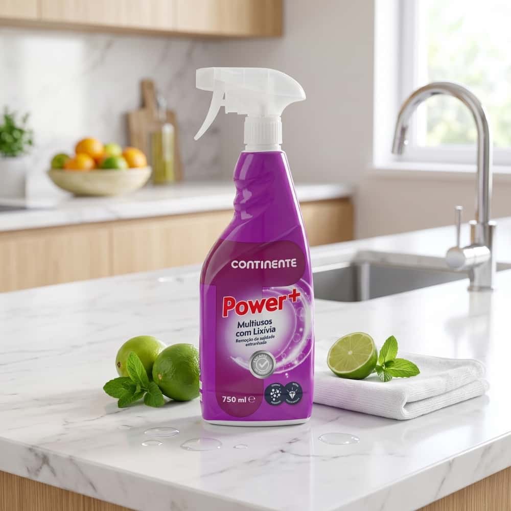 Limpiador multiusos con lejía Spray Power+ Continente (750 ml / 25.36 floz) - Miniatura 5