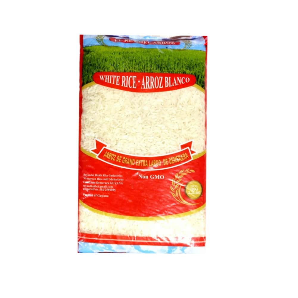 Arroz blanco de grano extra largo El rey del arroz (1 kg / 2.2 lb) - Miniatura 5