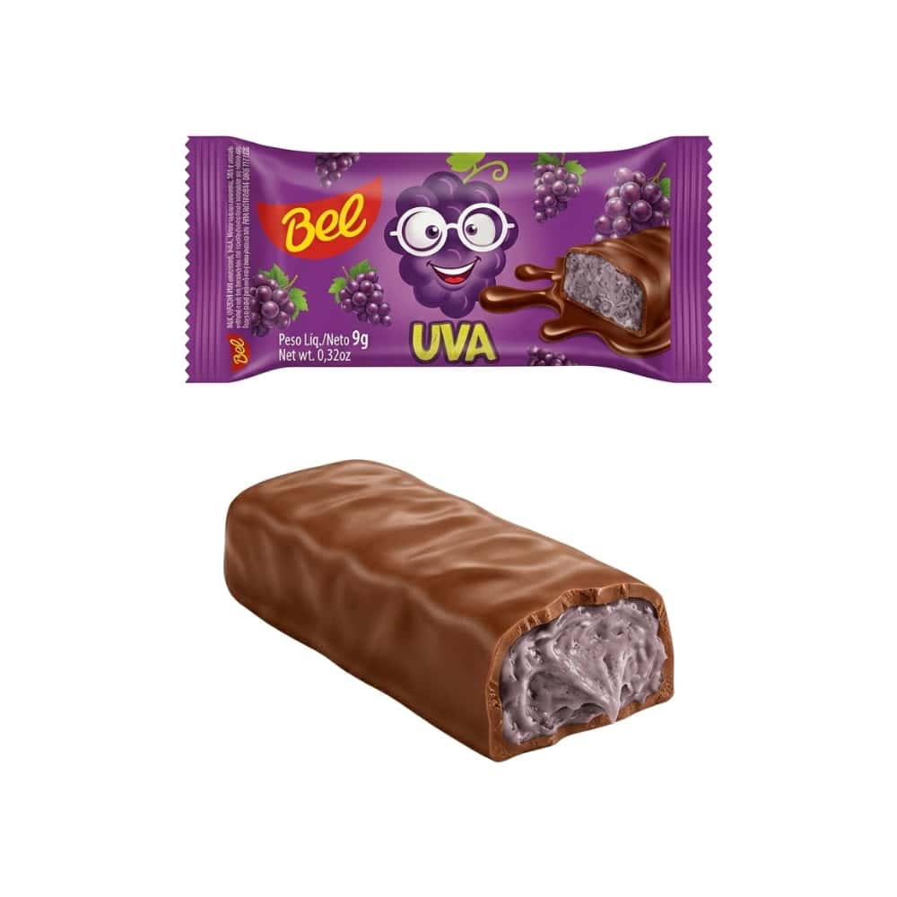 Bombón de chocolate relleno de crema de uva Bel (9 g / 0.32 oz) - Miniatura 1