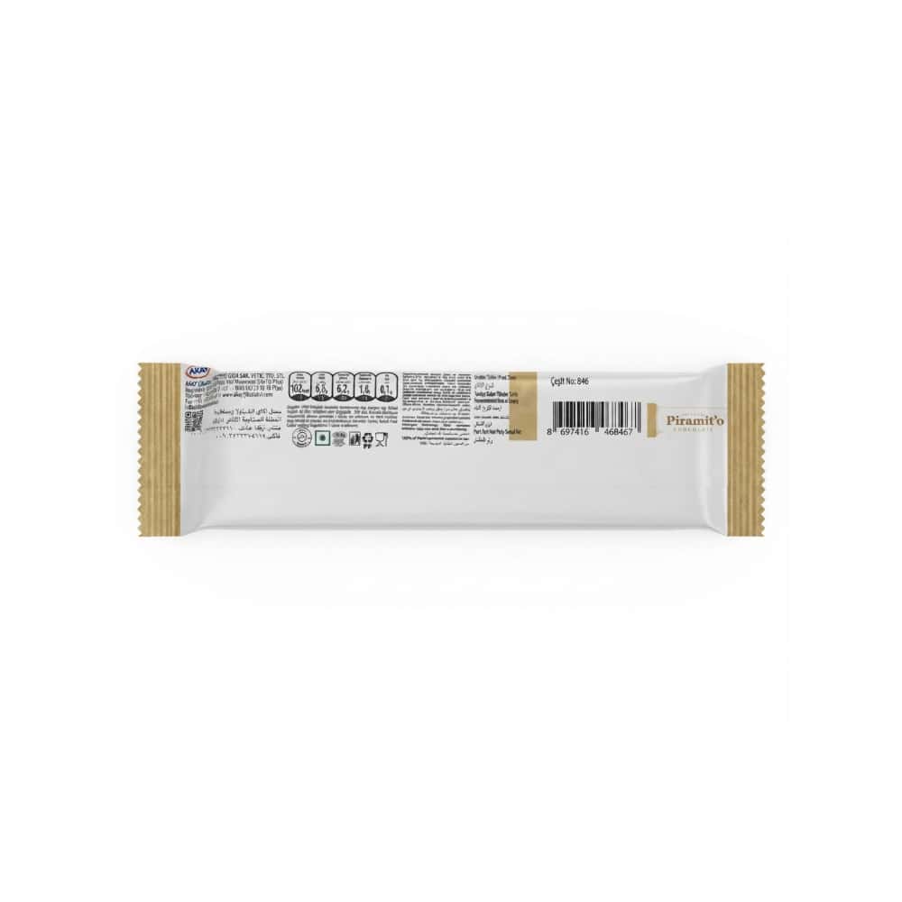 Barrita de chocolate rellena de crema de café Piramit'o Akai (35 g / 1.23 oz) - Miniatura 3