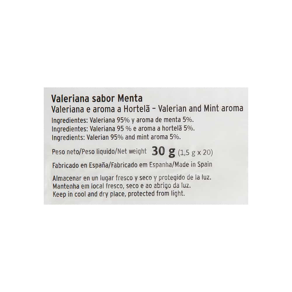 Té valeriana sabor menta La Barraca (30 g / 1.05 oz) - Miniatura 3