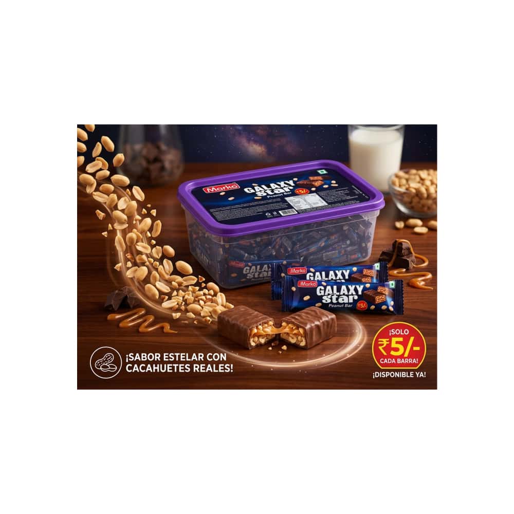 Chocolates rellenos de cacahuetes Galaxy Star Marko (30 x 13 g) - Miniatura 4