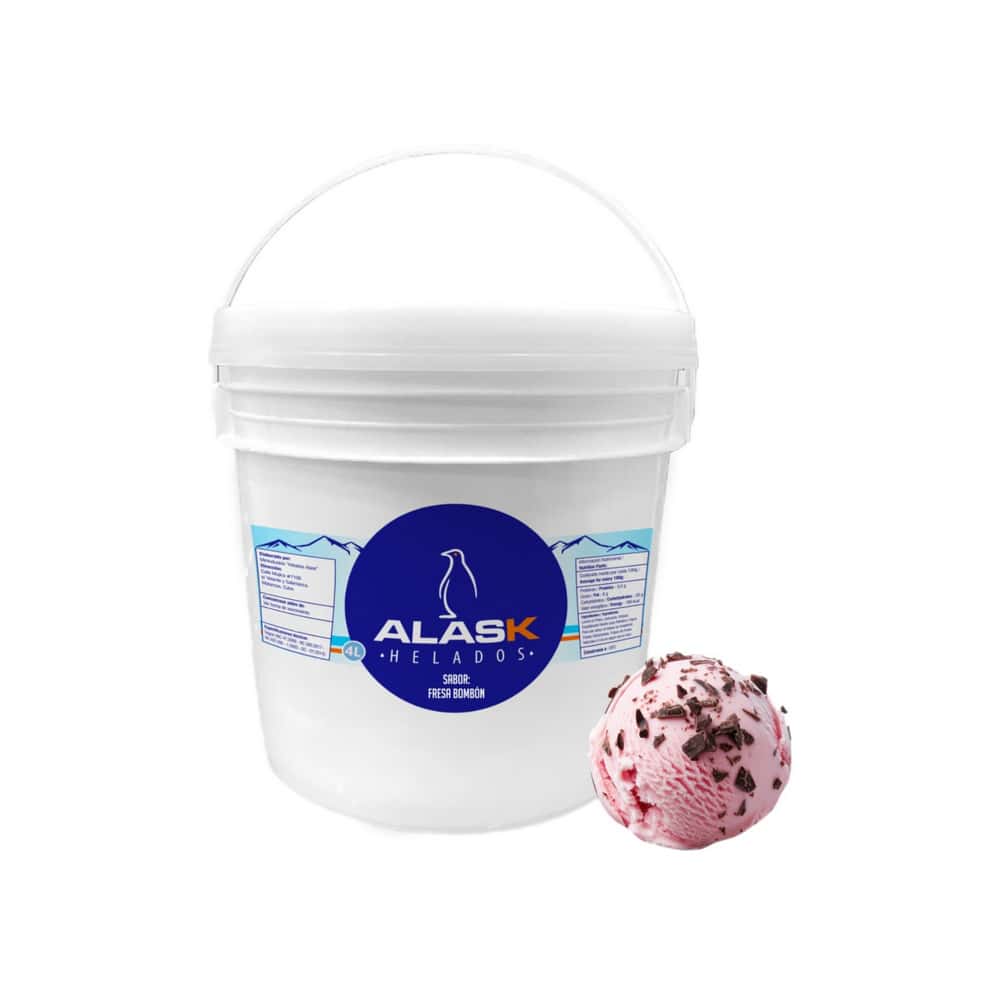 Helado de fresa bombón Alask (4 L) - Miniatura 1