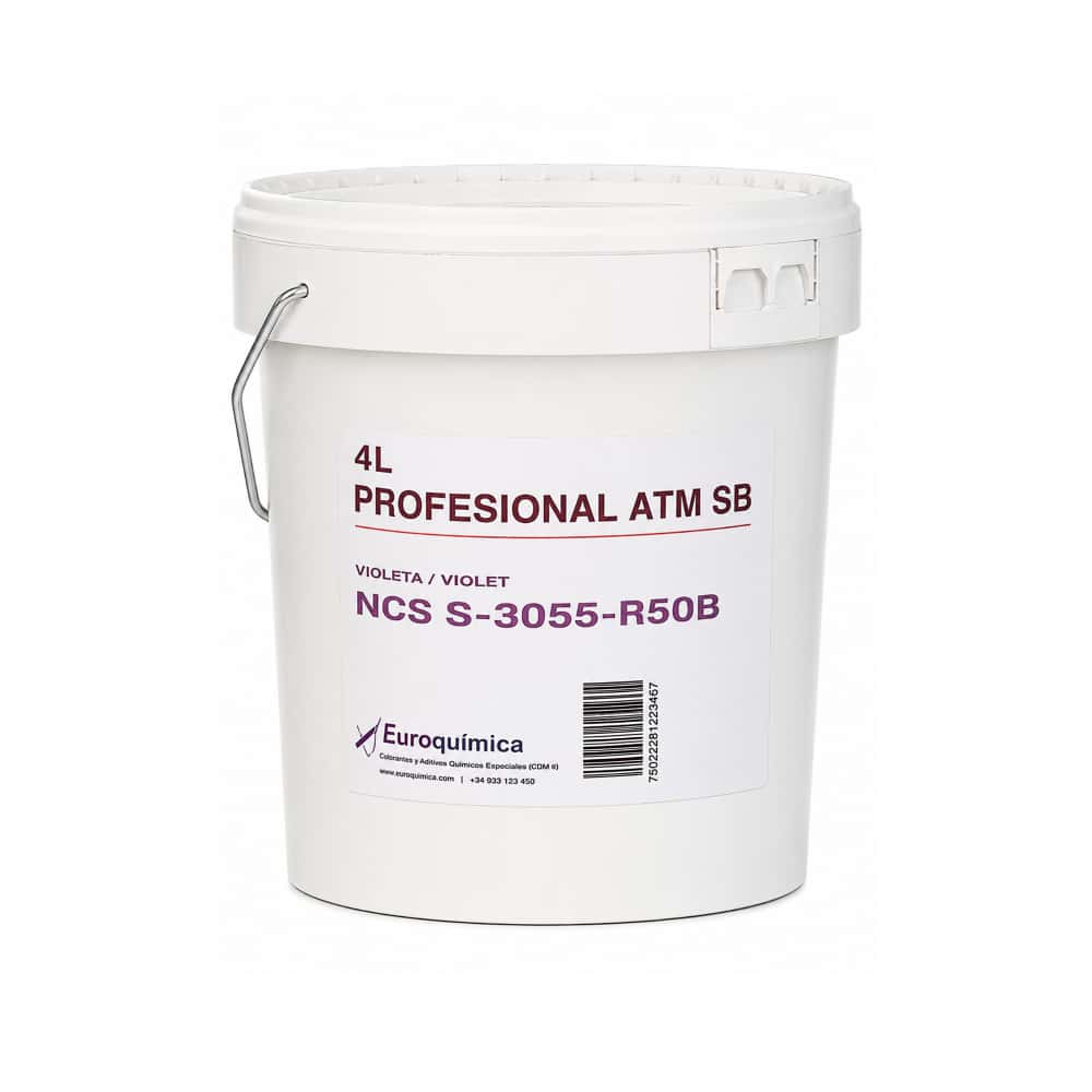 Pintura profesional color violeta Euroquímica (4 L) - Miniatura 2