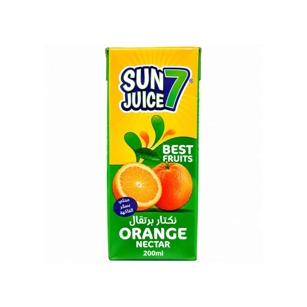 Néctar de frutas sabor a naranja Sun Juice 7 (200 ml / 6.76 floz) - Miniatura 1