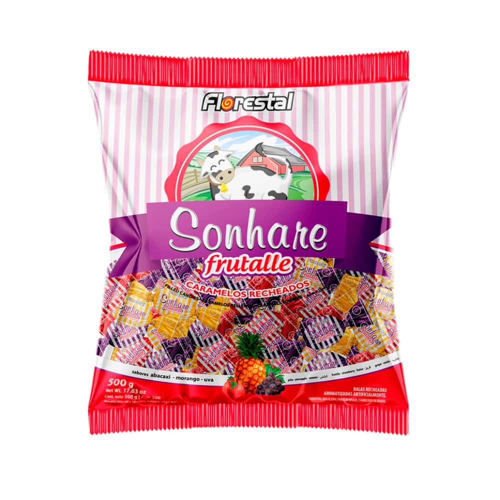 Paquete de caramelos rellenos Florestal (500 g / 1.1 lb) - Miniatura 1