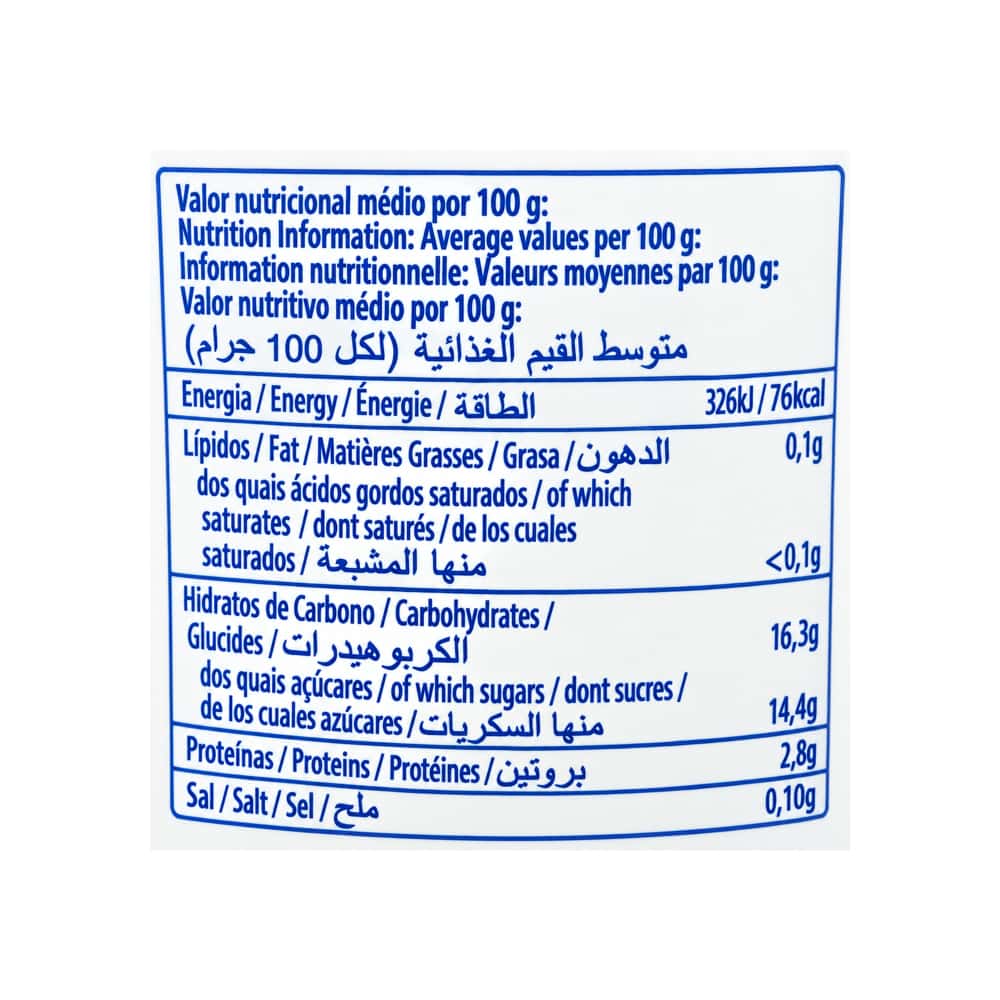 Yogur pasteurizado sabor melocotón y maracuyá con trocitos de fruta Tom Milk (500 g / 1.10 lb) - Miniatura 4