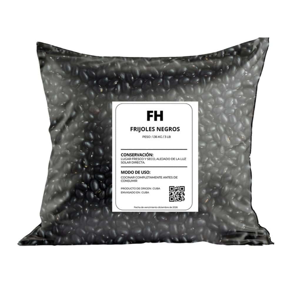 Frijoles negros (1.36 kg / 3 lb) - Miniatura 1