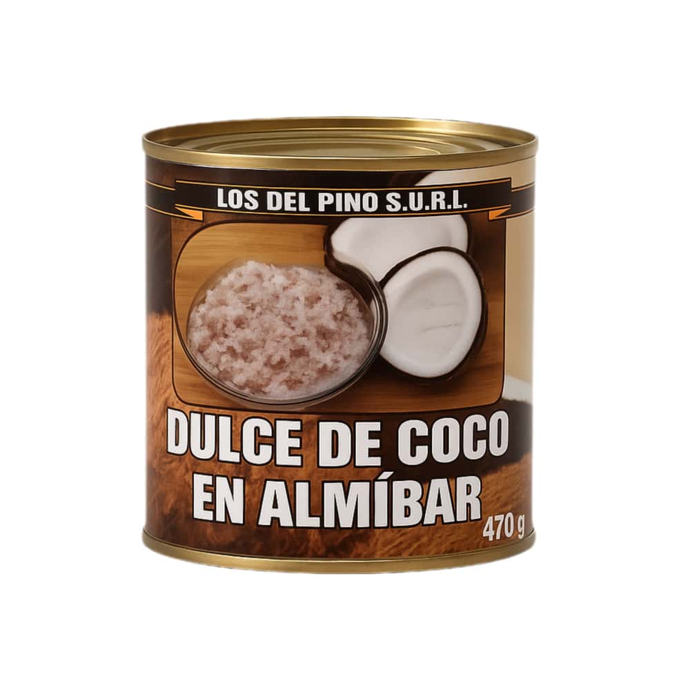 Dulce de coco en almíbar Los del Pino (470 g / 1.04 lb) - Miniatura 1