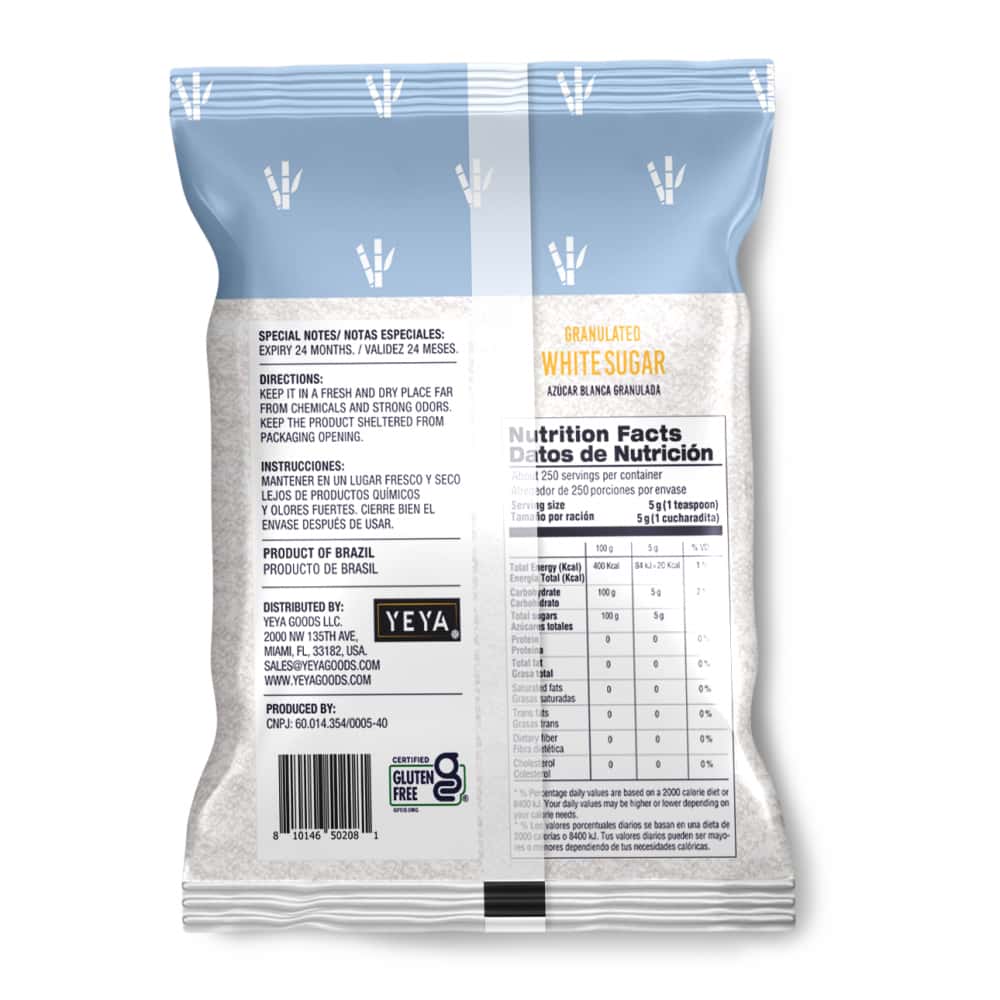 Azúcar blanca granulada YEYA (5 kg / 11 lb) - Miniatura 2