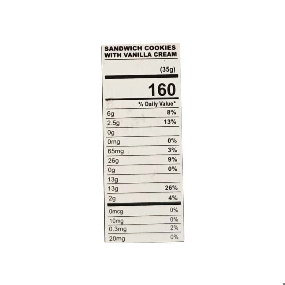 Galletas sándwich de vainilla rellenas de crema sabor a vainilla Delizola (35 g / 1.23 oz) - Miniatura 3
