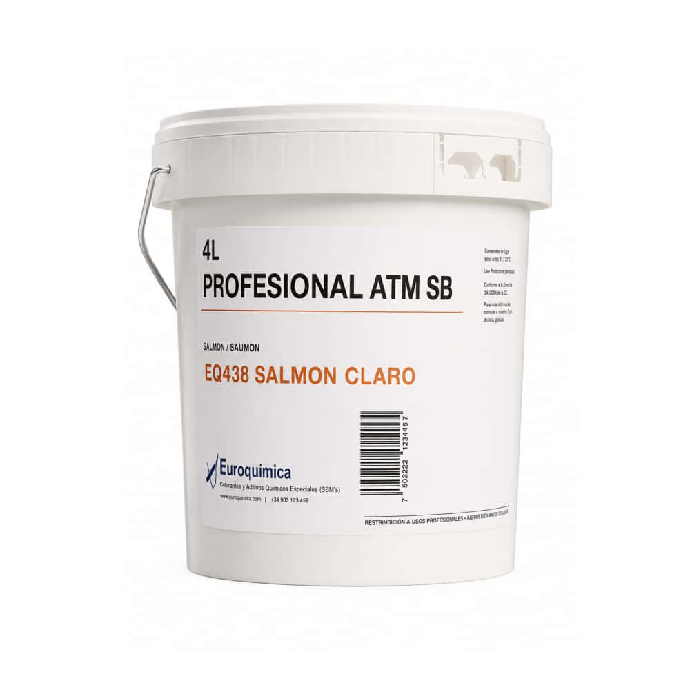 Pintura profesional color salmón Euroquímica (4 L) - Miniatura 2