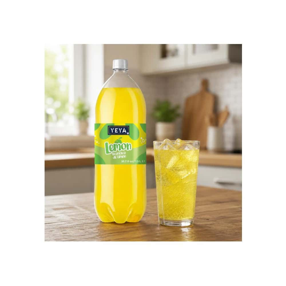 Refresco gaseado de limón YEYA (3 x 1.5 L / 50.7 fl oz) - Miniatura 4