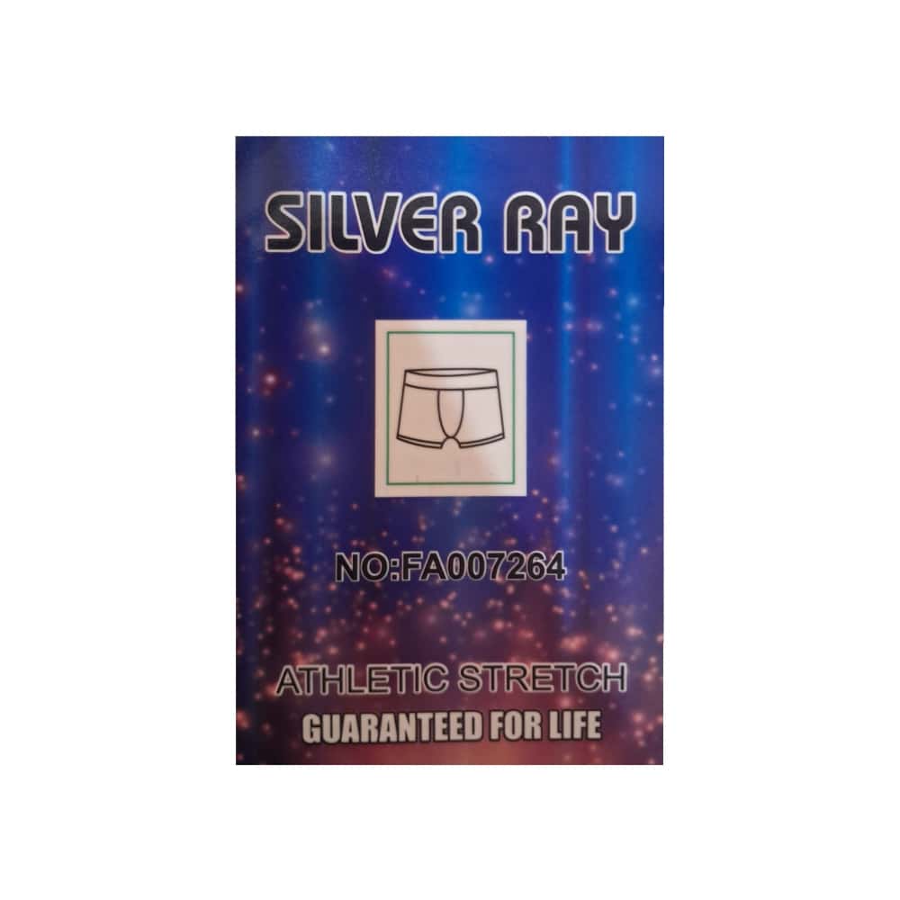 Calzoncillo azul para hombre Silver Ray (Talla única) - Miniatura 3