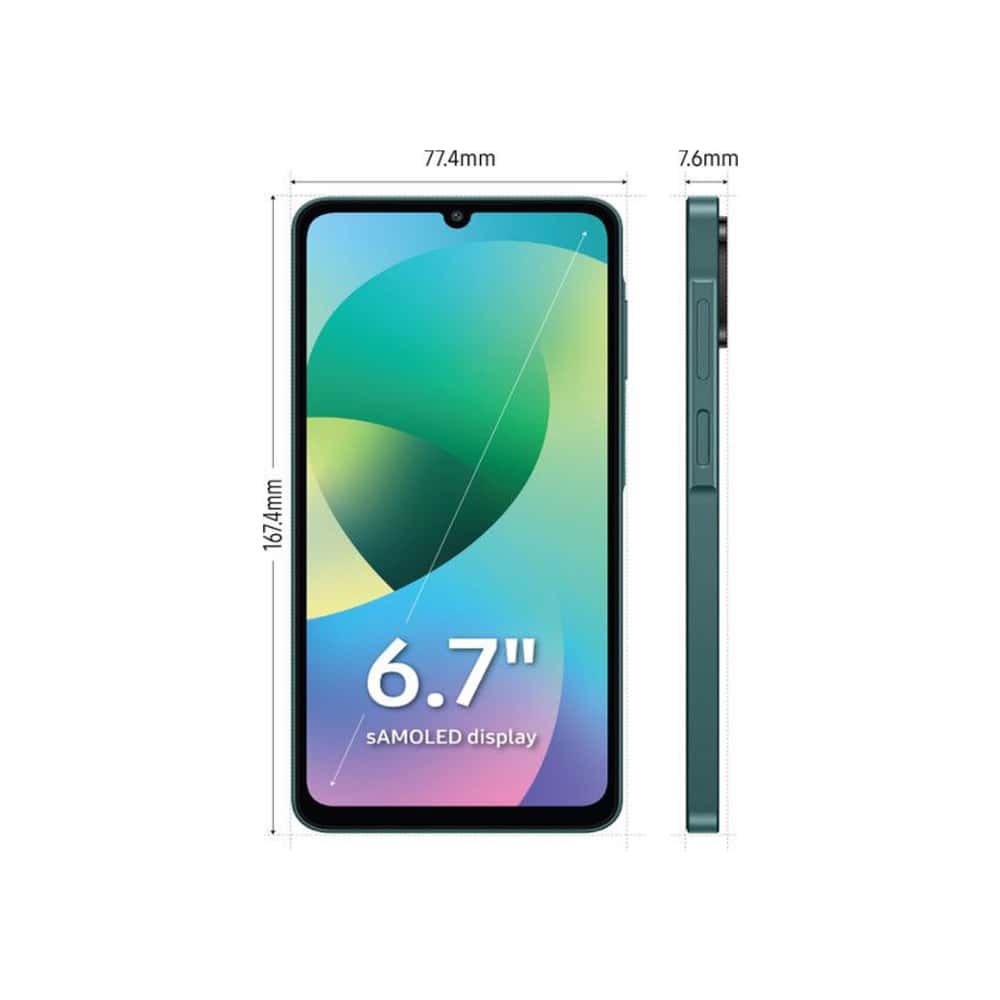 Celular verde 4 GB ROM / 64 GB RAM Samsung Galaxy F07 - Miniatura 2