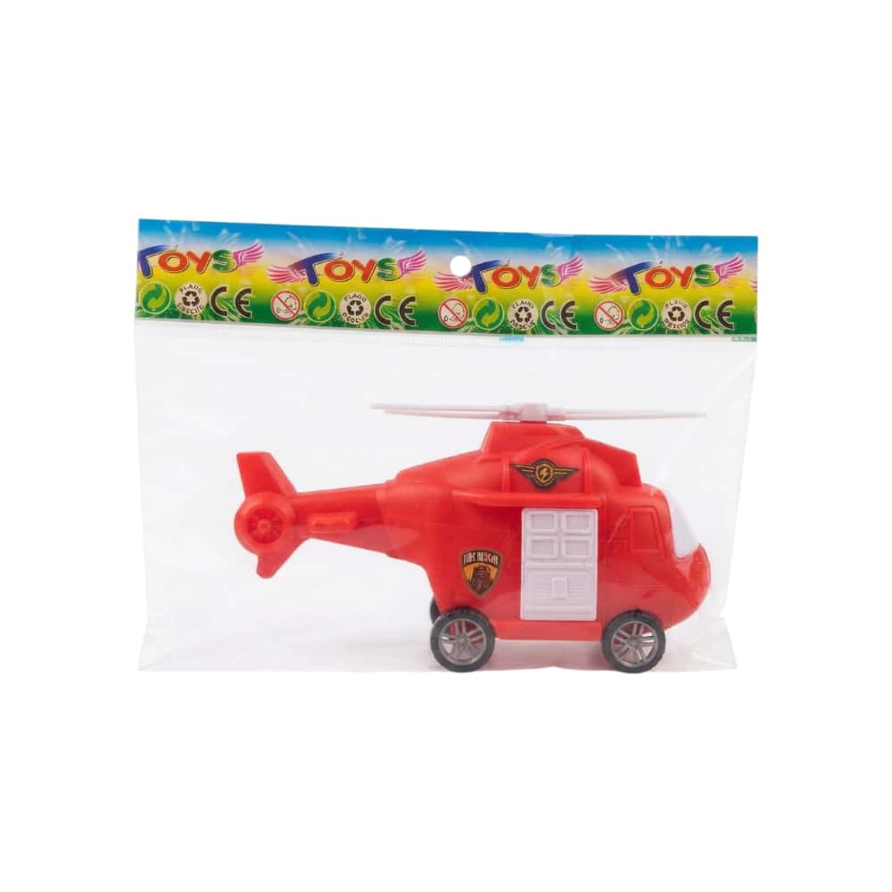 Helicóptero de juguete clásico de plástico Dino World - Miniatura 3