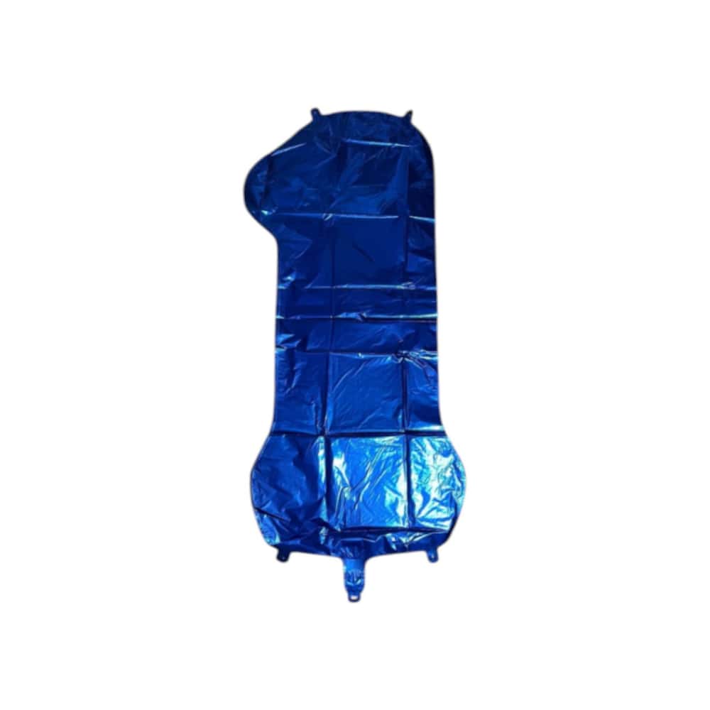 Globo azul número 1 Balloon (16 pulgadas) - Miniatura 2